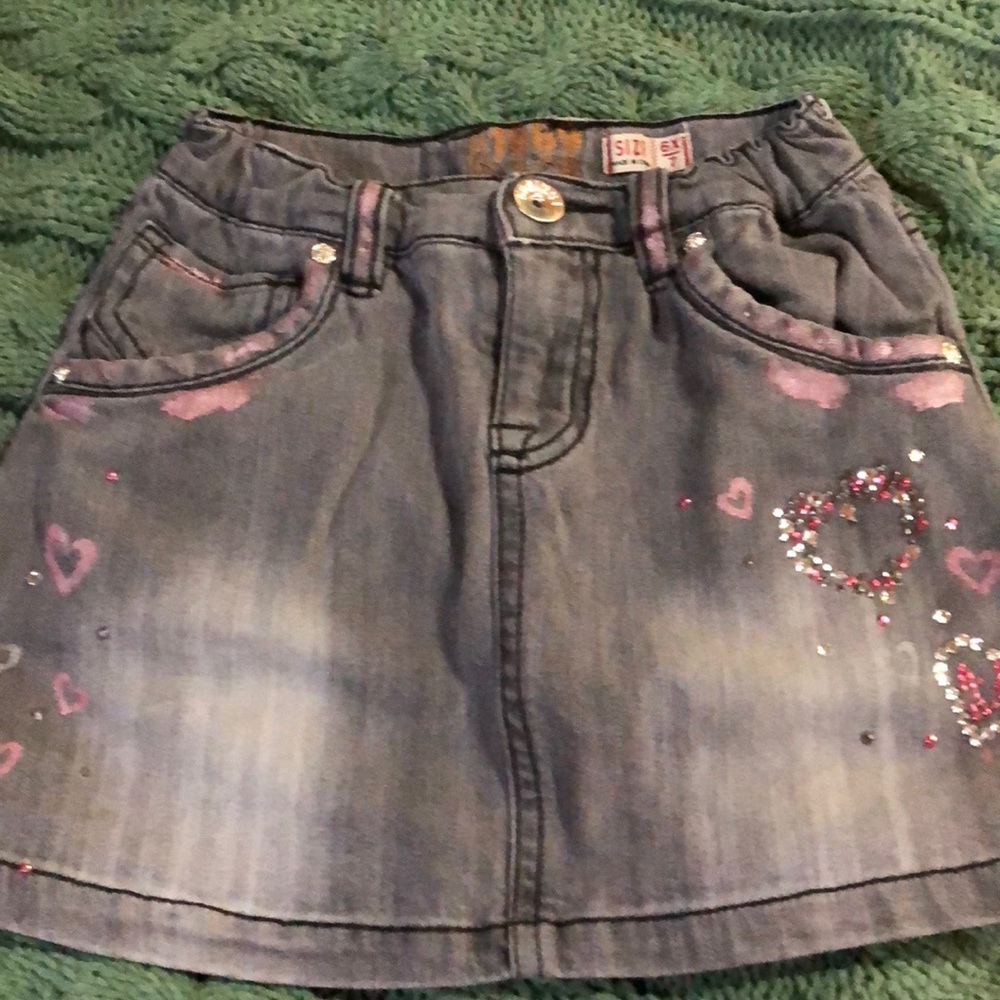 1989 Place black mini skirt size 6x/7